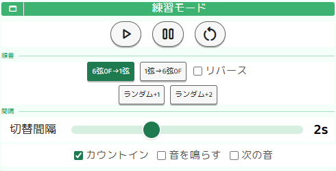 スケールダイアグラム画面